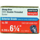 Simpson Strong-Tie Strong-Drive SWD 0.180 In. x 6-1/4 In. T30 Double-Threaded Screw (50-Count) Image 3