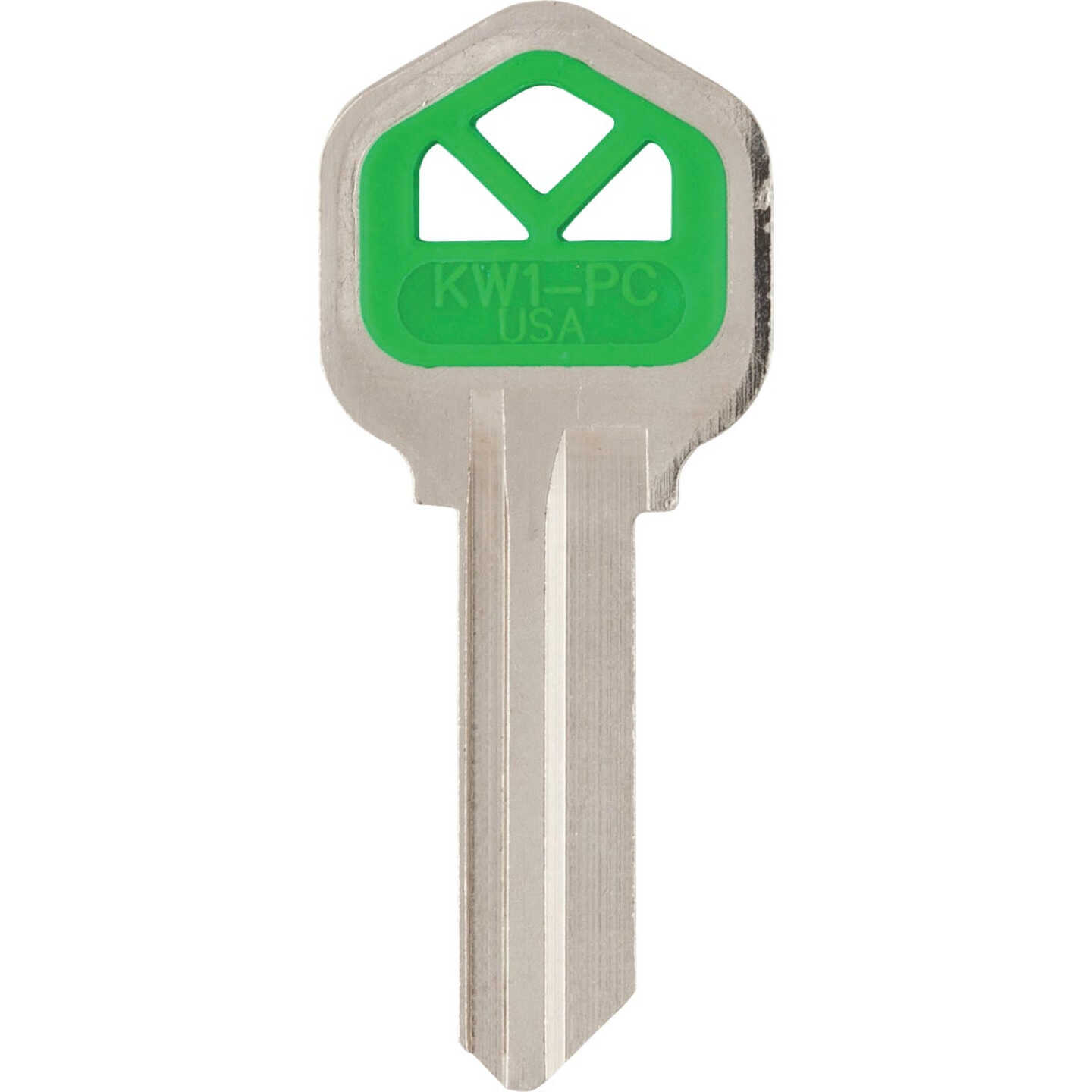 ILCO Kwikset Design Decorative House Key, KW1-Green (5-Pack) Image 1