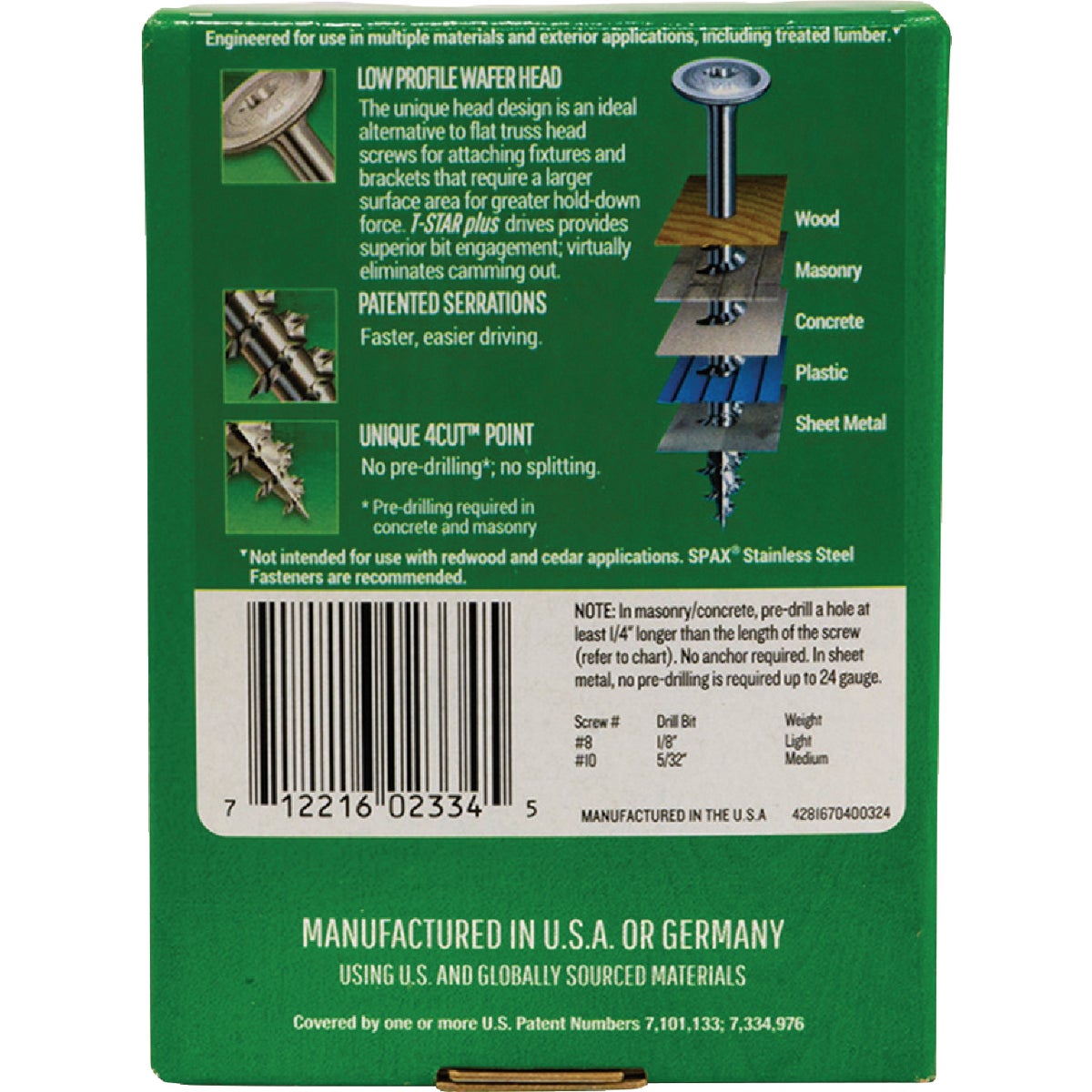 SPAX #8 x 1-1/4 In. T20 Plus Wafer Head HCR-X (Exterior Rated) Wood Screw (195-Count) Image 5