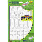 Hy-Ko 3 In. White Vinyl Letters, Numbers & Symbols (184 Count) Image 1