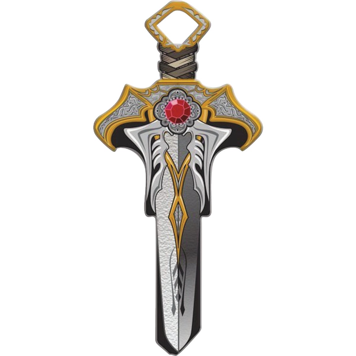 Lucky Line Dagger Key Shapes Decorative House Key - KW1