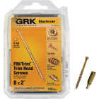 GRK #8 x 2 In. Star Drive Steel Trim Screw (100-Count) Image 1
