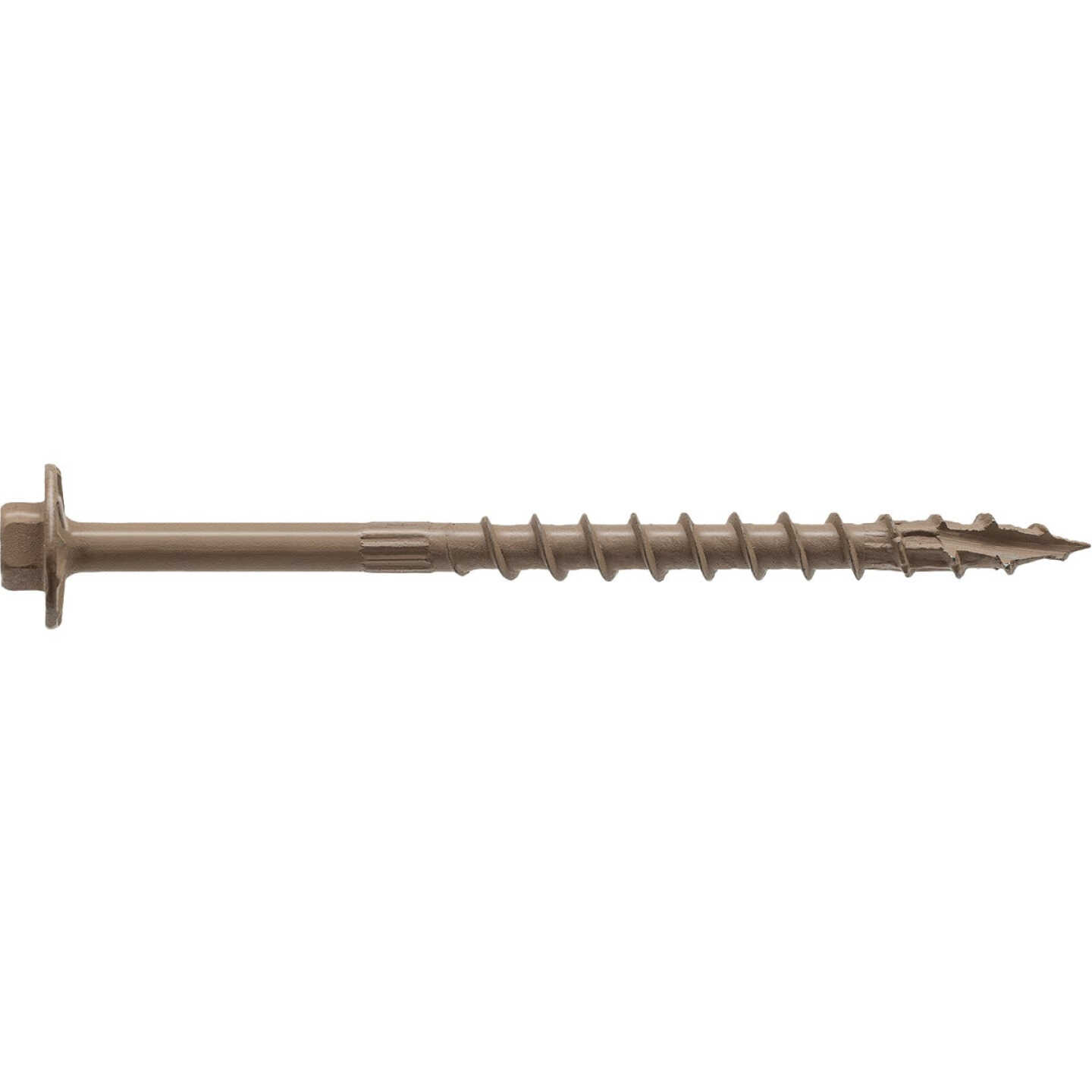 Simpson Strong-Tie Strong-Drive SDWH 4 In. x 0.195 In. 5/16 In. Hex Drive Tan Timber Screw Image 2