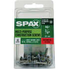 SPAX #6 x 3/4 In. Unidrive (Combo Drive) Flat Head Zinc (Interior) Multi-Purpose Construction Screw (45-Count) Image 4