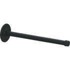 Knape & Vogt Birmingham 14 In. Black Straight Pipe Shelf Bracket Image 1
