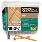 Hillman Deck Plus #10 x 2-1/2 In. Tan Deck Screw (365-Count) Image 1