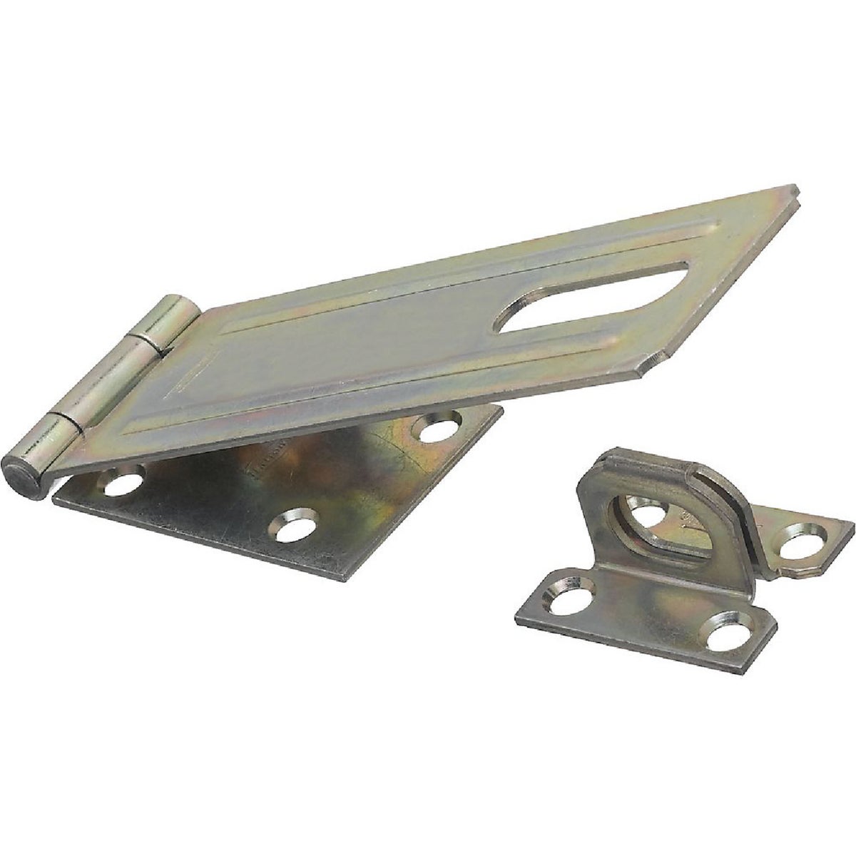 National Hardware 6 In. Zinc Non-Swivel Safety Hasp