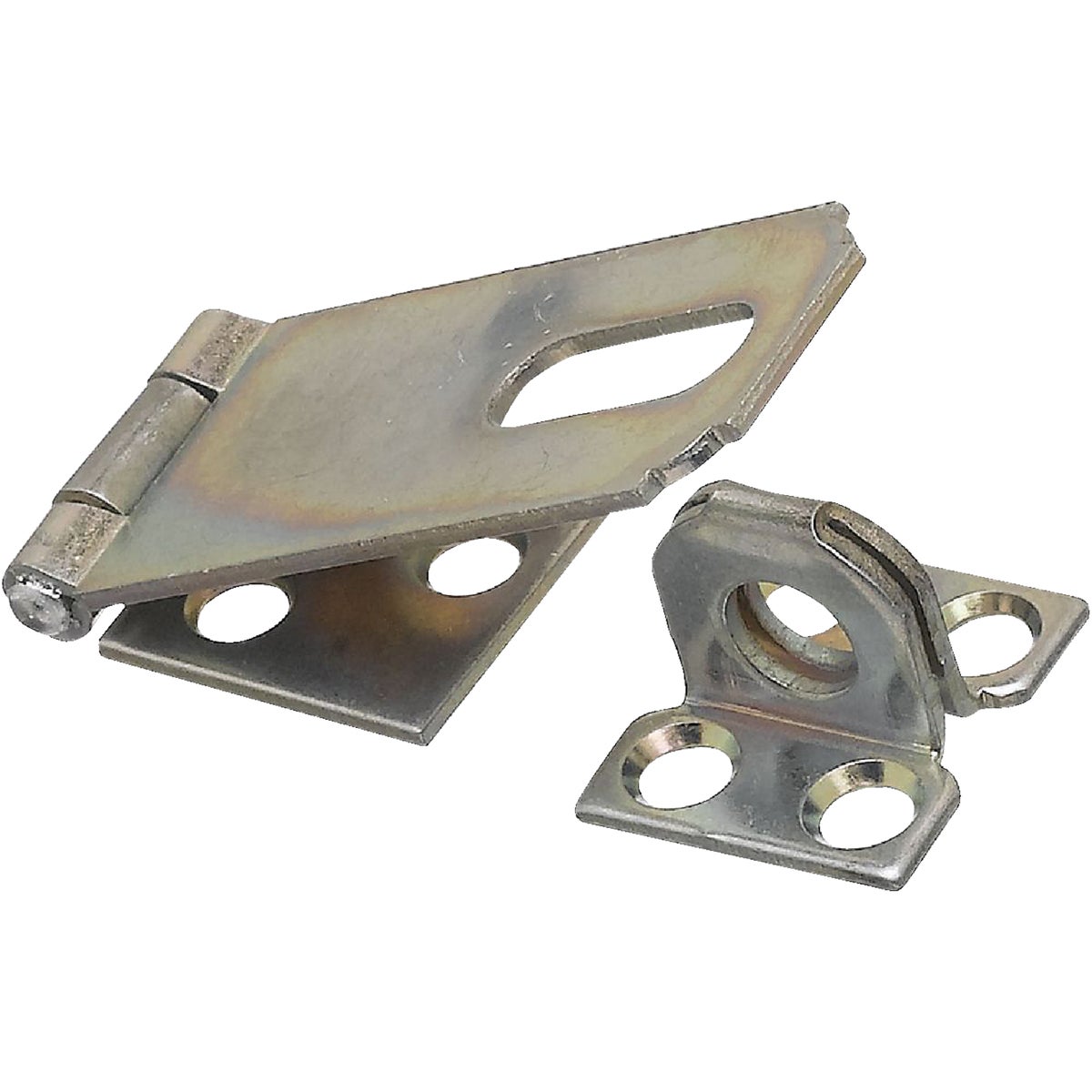 National Hardware 2-1/2 In. Zinc Non-Swivel Safety Hasp
