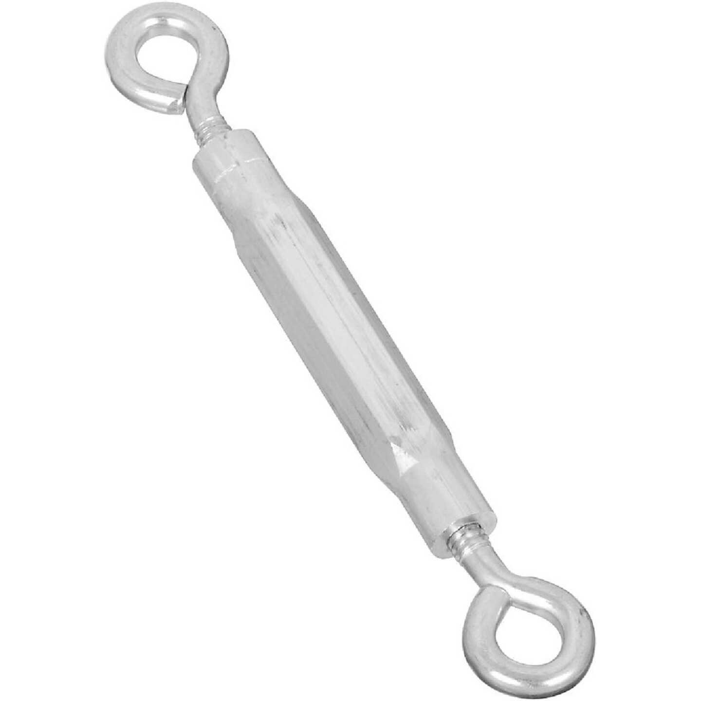 National Hardware 7/32 In. x 6-1/2 In. Zinc Eye & Eye Turnbuckle Image 1