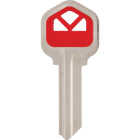ILCO Kwikset Design Decorative House Key, KW1-Red (5-Pack) Image 1