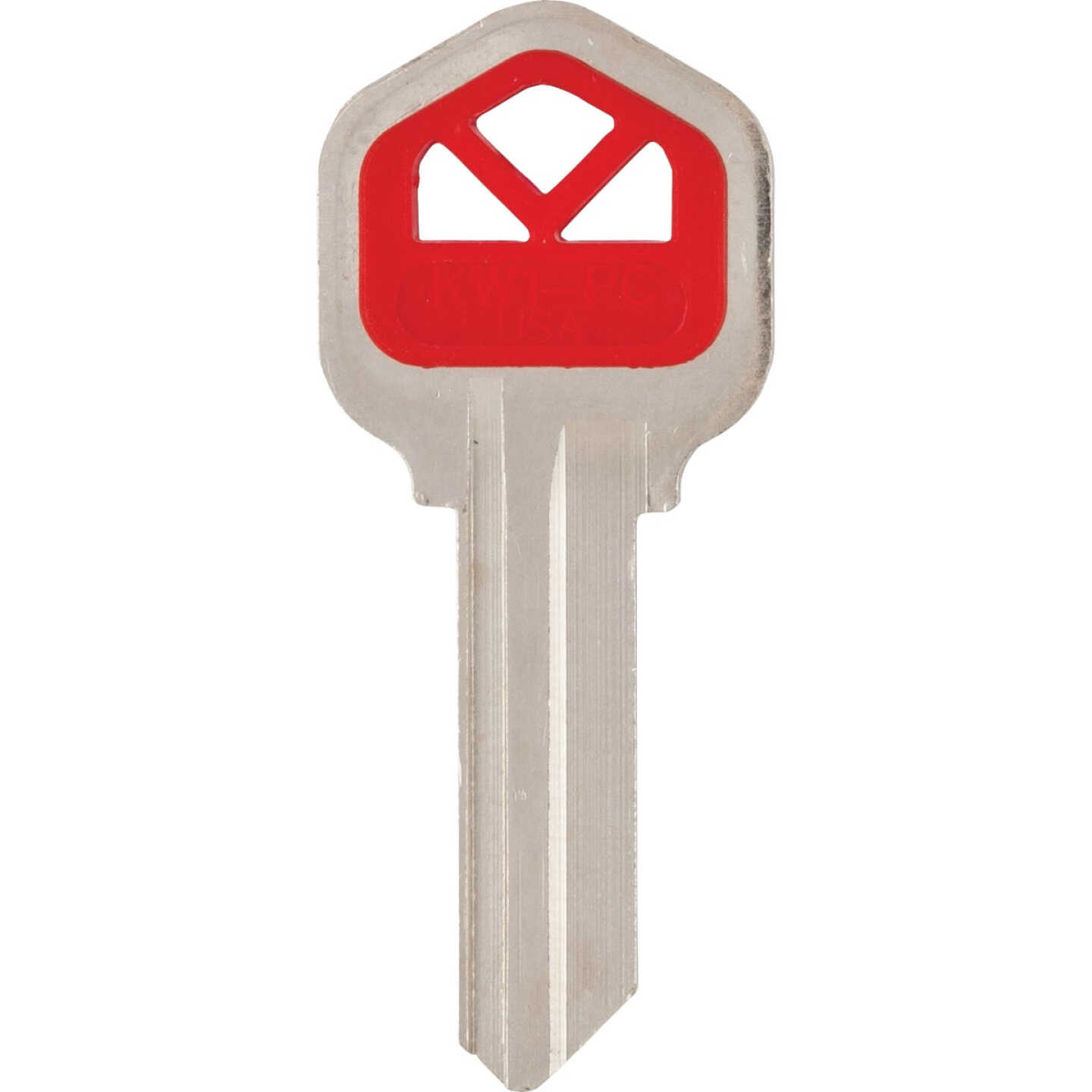 ILCO Kwikset Design Decorative House Key, KW1-Red (5-Pack) Image 1