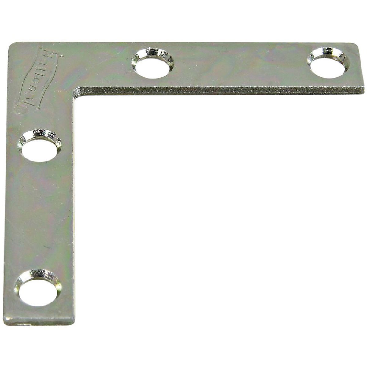National Hardware 2 In. x 3/8 In. Zinc Flat Corner Iron