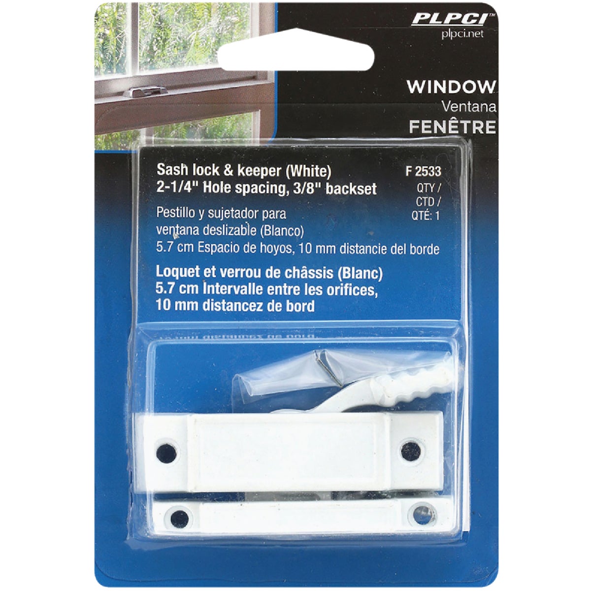 Prime-Line Slim Line Window Sash Lock Image 2