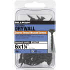 Hillman Fas-N-Tite #6 x 1-1/4 In. Coarse Thread Black Phosphate Drywall Screw (100-Count) Image 2