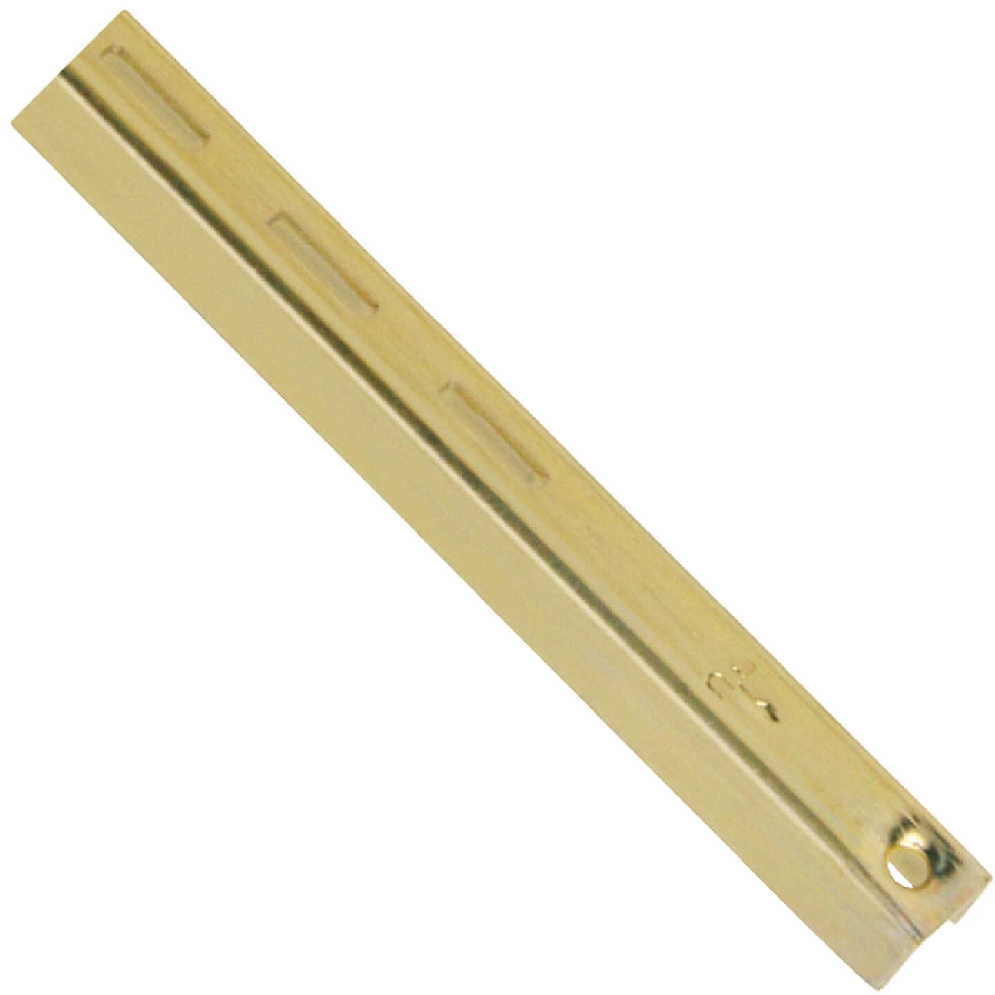Knape & Vogt 80 Series 72 In. Brass Adjustable Shelf Standard Image 1