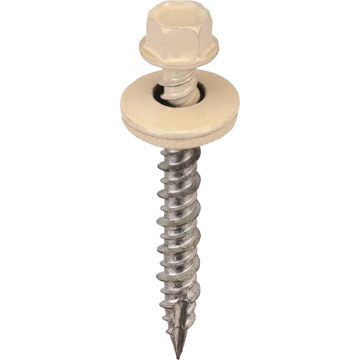 Acorn International 1-1/2 In. Washered Light Stone Metal To Wood Screw (250-Count) Image 1
