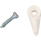United States Hardware 5/32 In. x 15/16 In. White Storm & Screen Clip (8 Count) Image 1