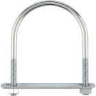 National Hardware 3/8 In. x 3-1/2 In. x 5-1/4 In. Zinc Round U Bolt Image 2