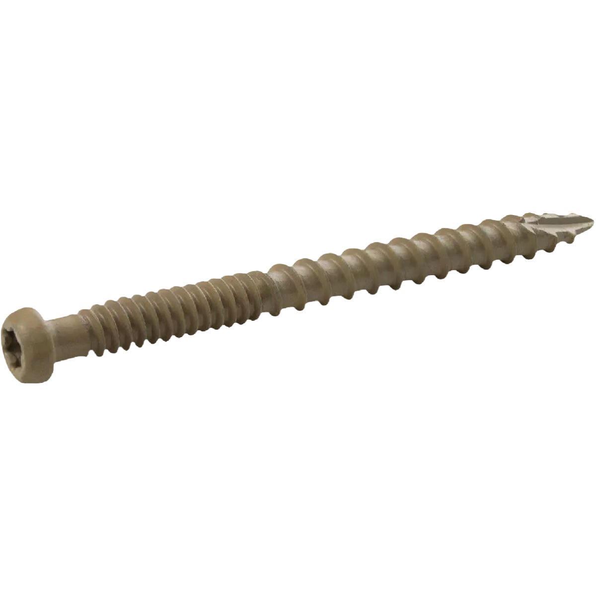 Grip-Rite PrimeGuard Plus 2-1/2 In. x 9 ga Star Drive Tan Self-Drilling Composite Deck Screw (1 Lb.)