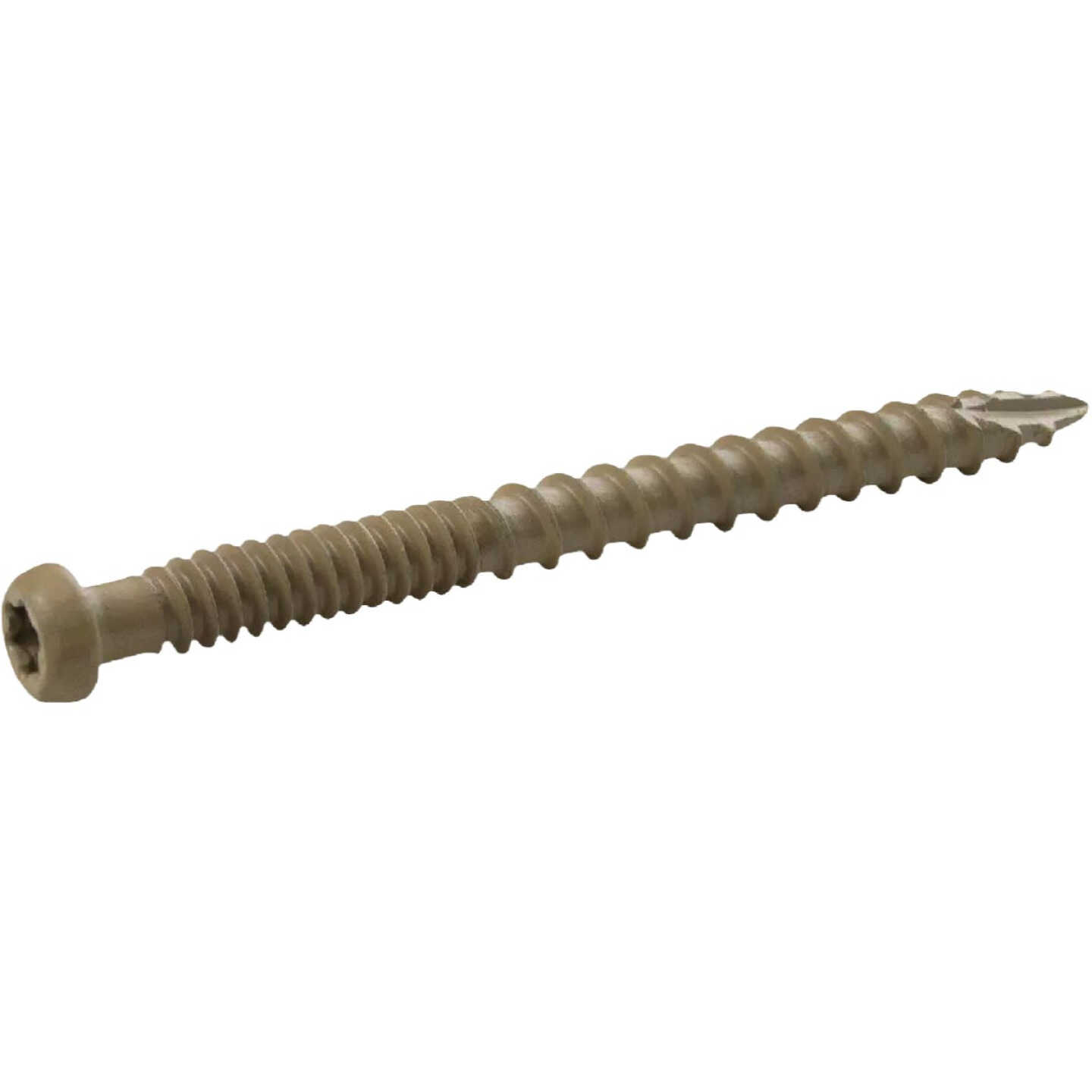 Grip-Rite PrimeGuard Plus 2-1/2 In. x 9 ga Star Drive Tan Self-Drilling Composite Deck Screw (1 Lb.) Image 1