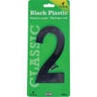 Hy-Ko 4 In. Black Plastic Number 2 (5-Pack) Image 1