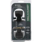 Steel Pro Matte Black Tulip Passage Door Knob Image 2