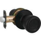 Steel Pro Matte Black Tulip Passage Door Knob Image 3