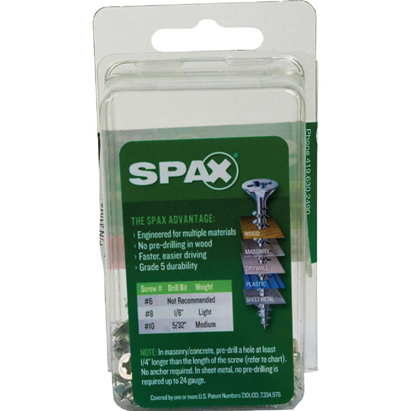 SPAX #6 x 1 In. Unidrive (Combo Drive) Flat Head Zinc (Interior) Multi-Purpose Construction Screw (40-Count) Image 5