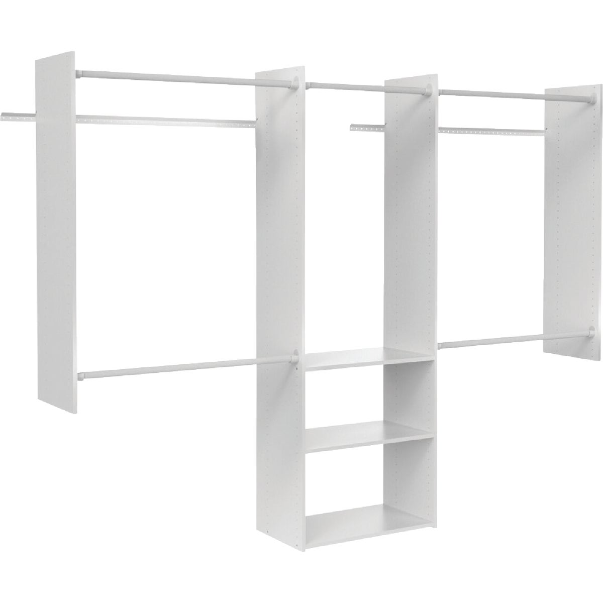 Easy Track 4 Ft. to 8 Ft. Deluxe Starter Closet System Image 4