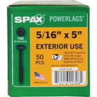 SPAX PowerLags 5/16 In. x 5 In. T40 Washer Head HCR (Exterior Rated) Lag Screw (50-Count) Image 4
