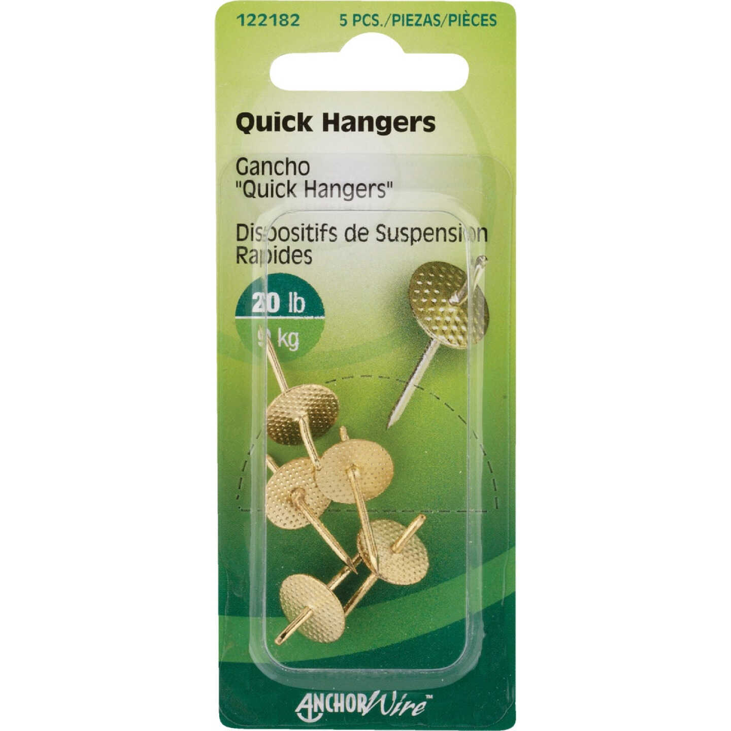 Hillman 20 Lb. Capacity Anchor Wire E-Z Hanger (5-Count) Image 1