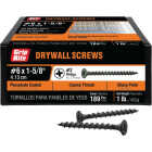 Grip-Rite #6 x 1-5/8 In. Coarse Thread Black Phosphate Drywall Screw (1 Lb.) Image 1