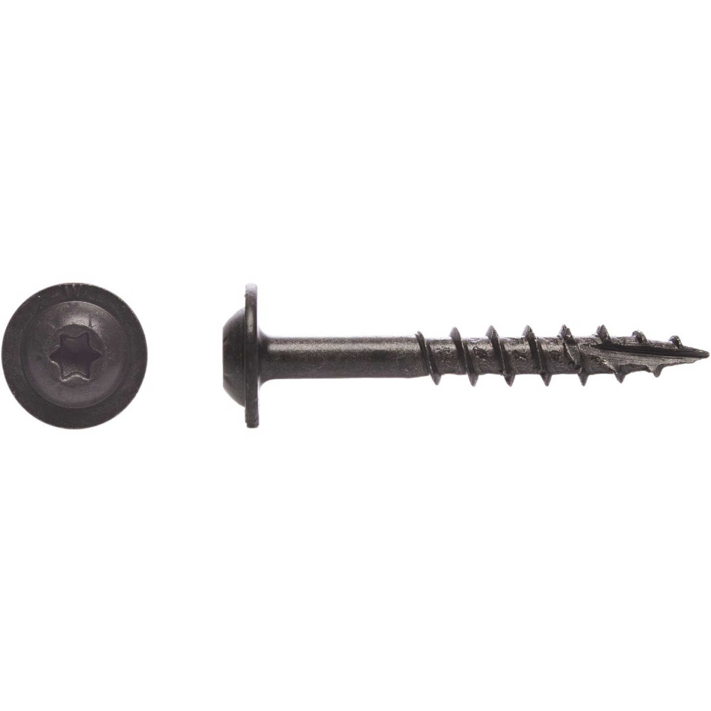 Big Timber #7 x 1-1/4 In. Star Drive Weather Stripping Brown Wood Screw (1 Lb.) Image 2