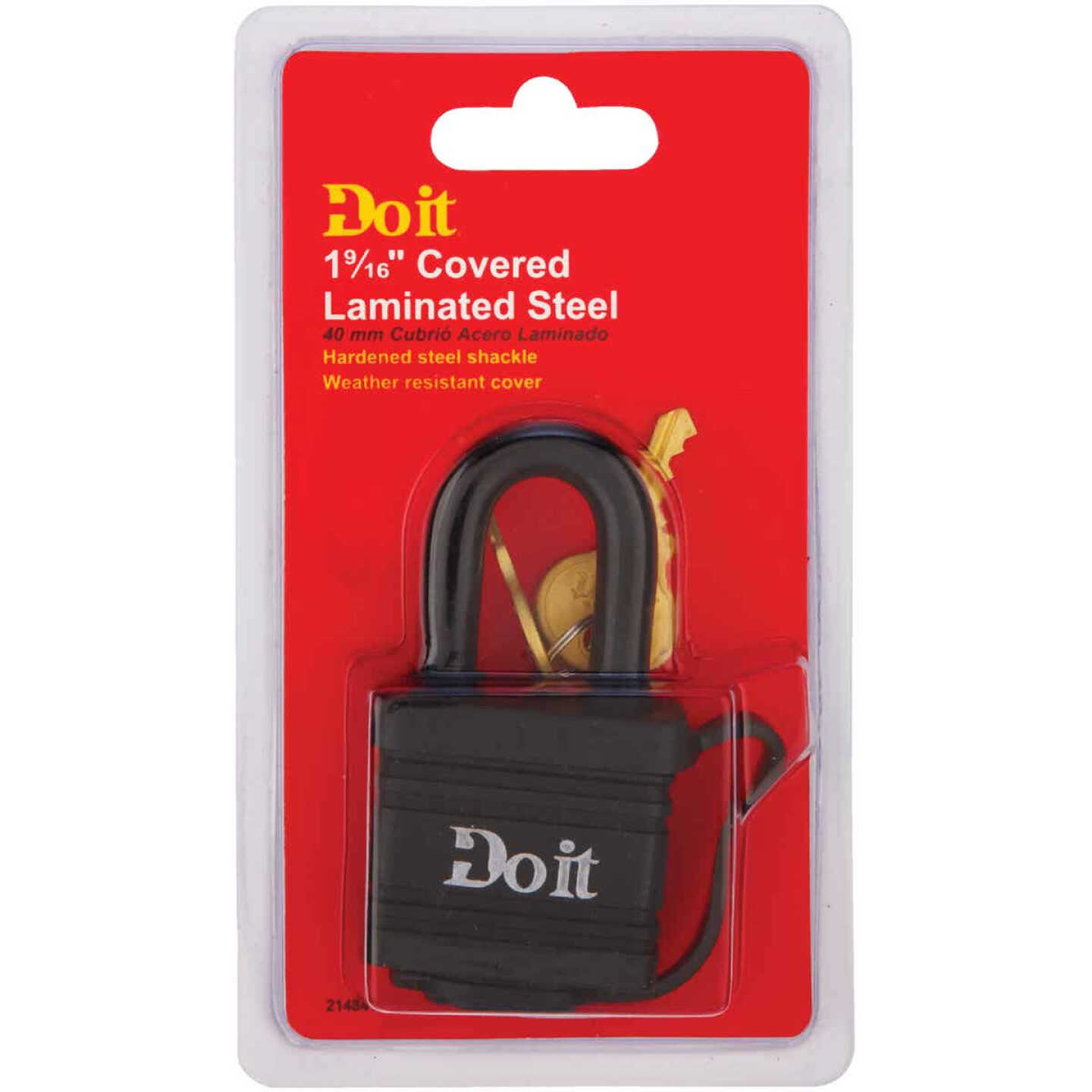 Do it 1-9/16 In. Covered Laminated Keyed Padlock Image 2