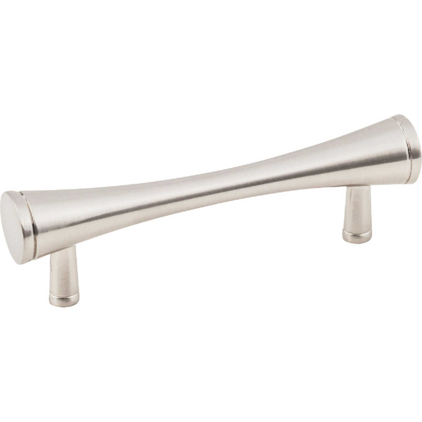 KasaWare 4 In. Overall Length Satin Nickel Fluted Bar Pull (2-Pack) Image 1