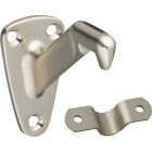 National Hardware Gallery Series Satin Nickel Handrail Bracket Image 1