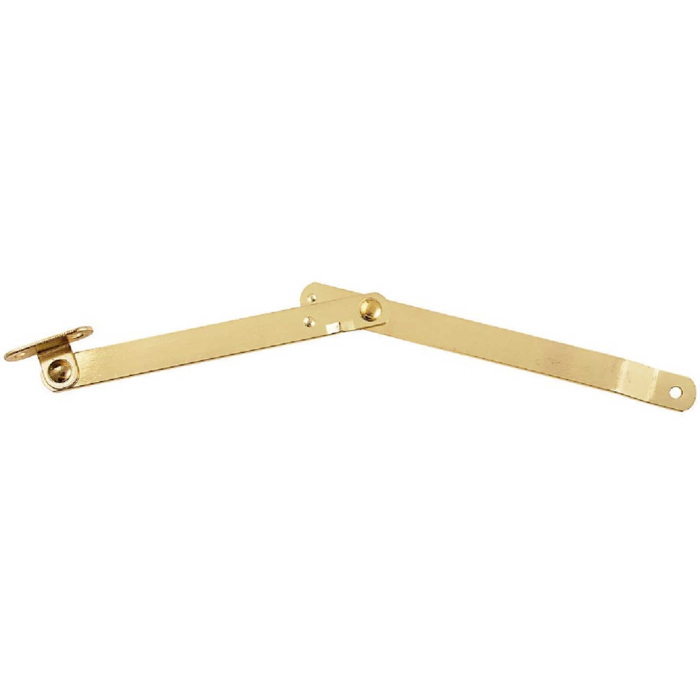 National Hardware Steel Brass Right Handed Table Leg Support Image 1