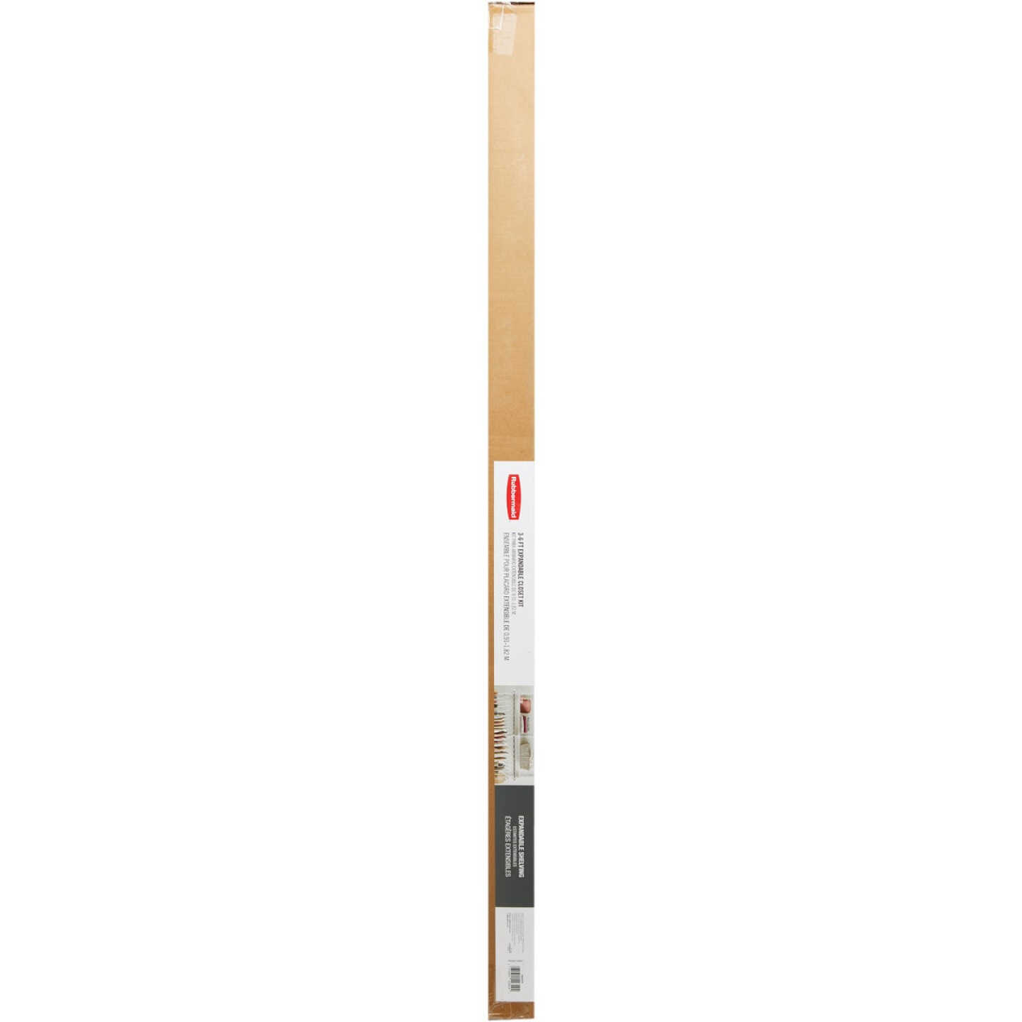 Rubbermaid Configurations 3 Ft. to 6 Ft. No-Cut Adjustable Closet Kit Image 3