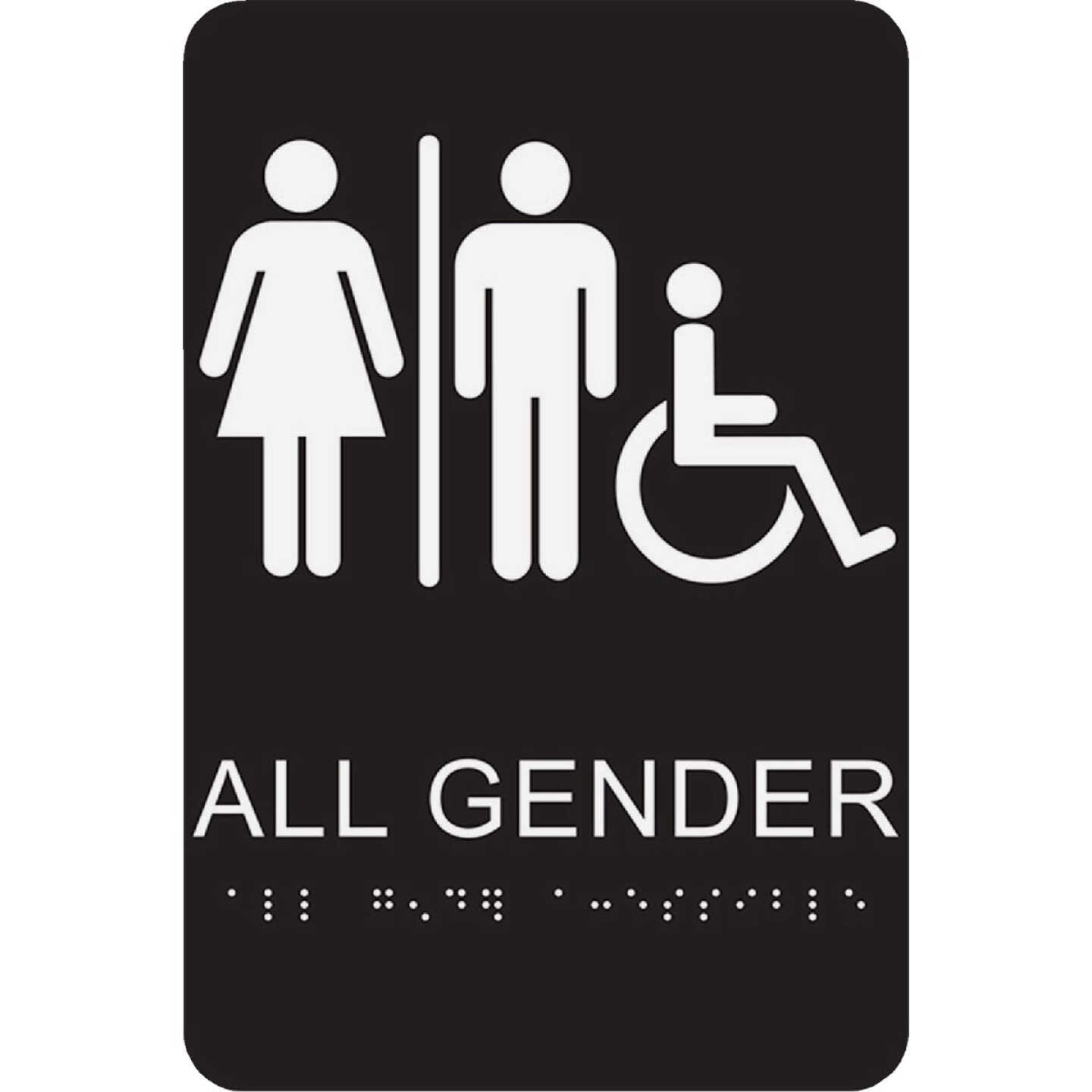 Hy-Ko Braille All Gender Sign Image 1