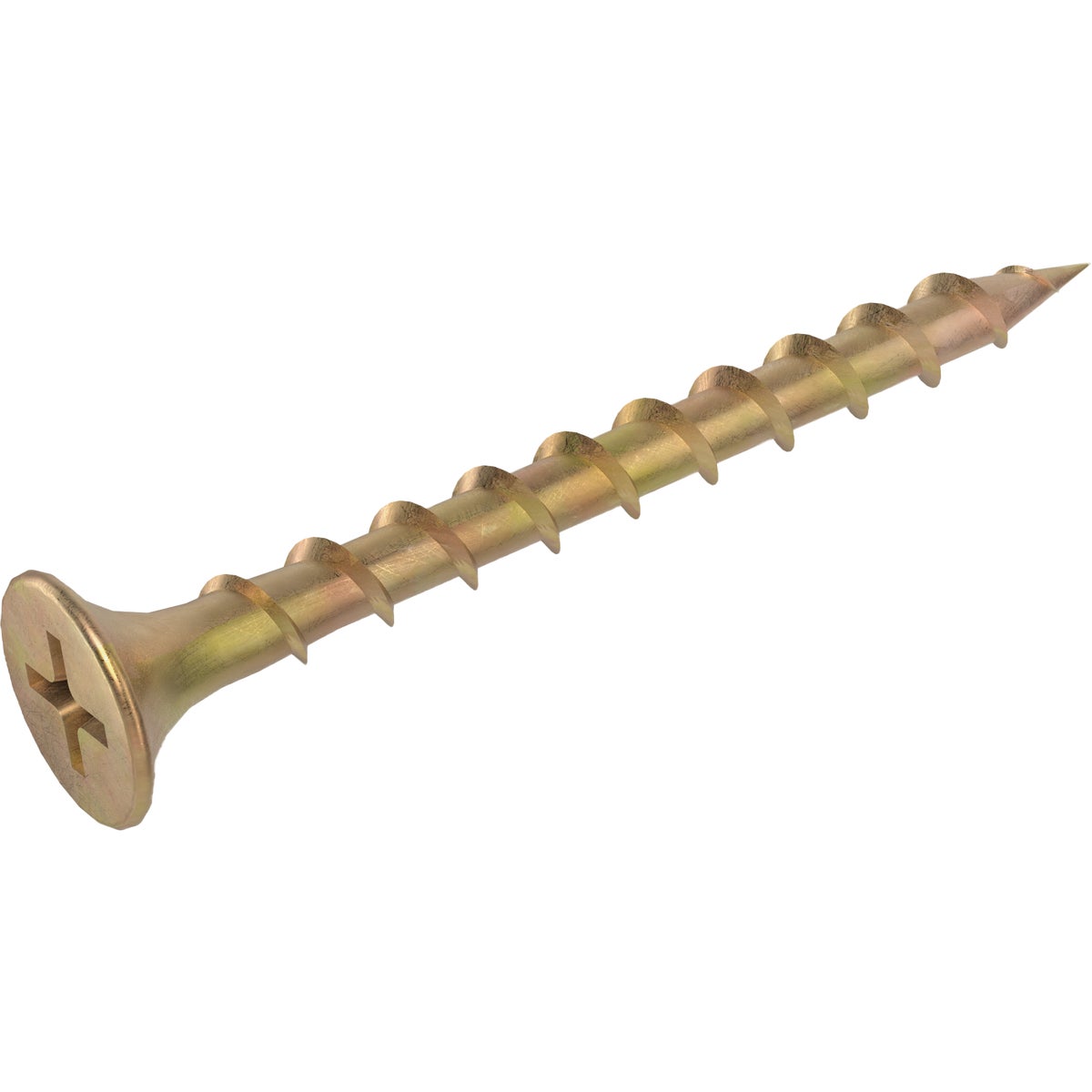Grip-Rite #6 x 1-5/8 In. Coarse Thread Yellow Zinc Multipurpose Drywall Screw (1 Lb.) Image 3