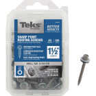 Teks #9 x 1-1/2 In. Hex Washer Head Sharp Point Metal to Wood Roofing Screw (100-Count) Image 1