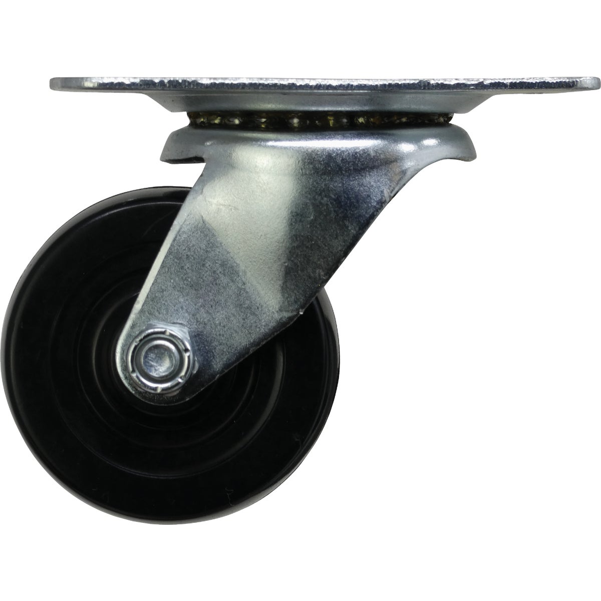 Shepherd Hardware 2 In. General-Duty Soft Rubber Swivel Plate Caster Image 5