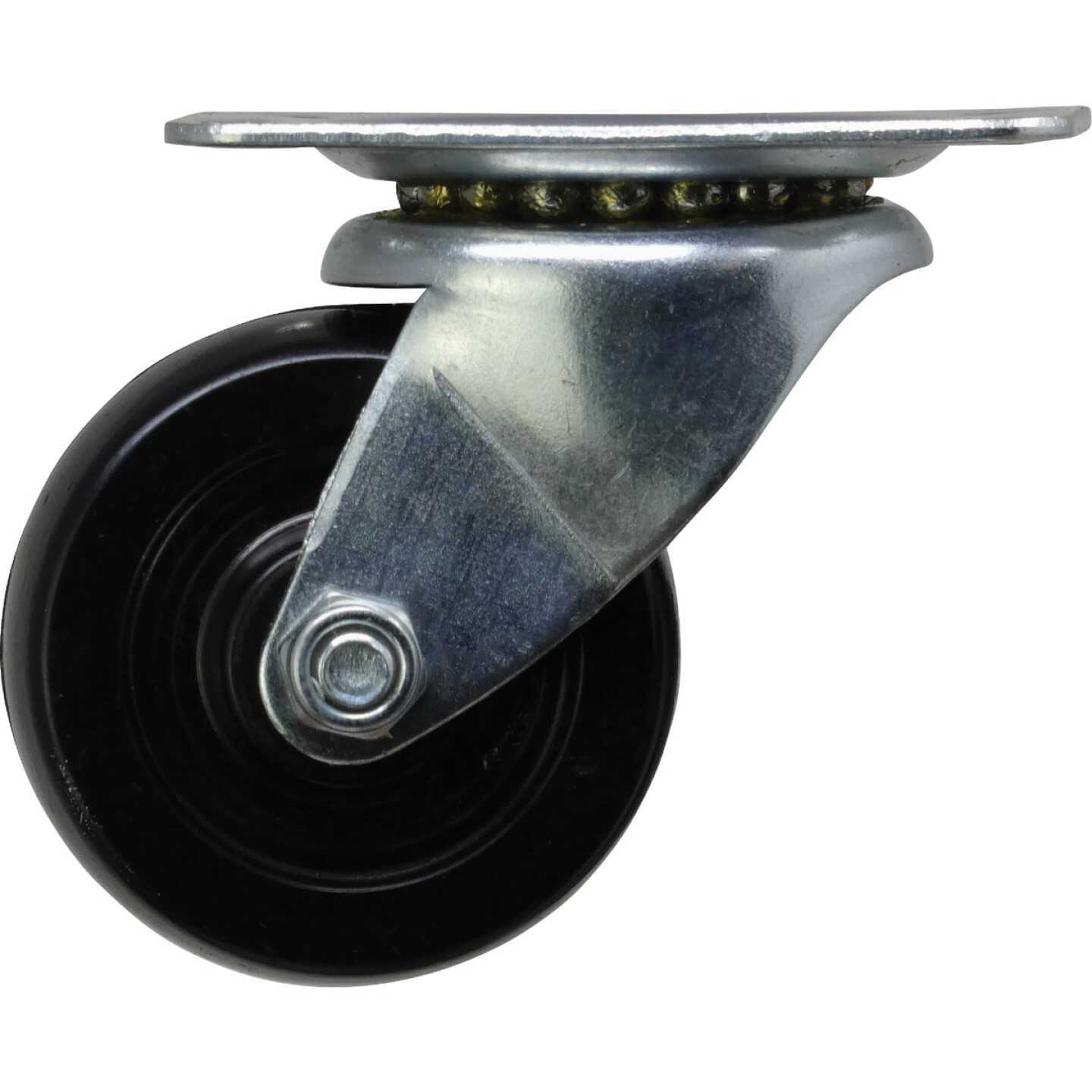 Shepherd Hardware 2-1/2 In. General-Duty Soft Rubber Swivel Plate Caster Image 4