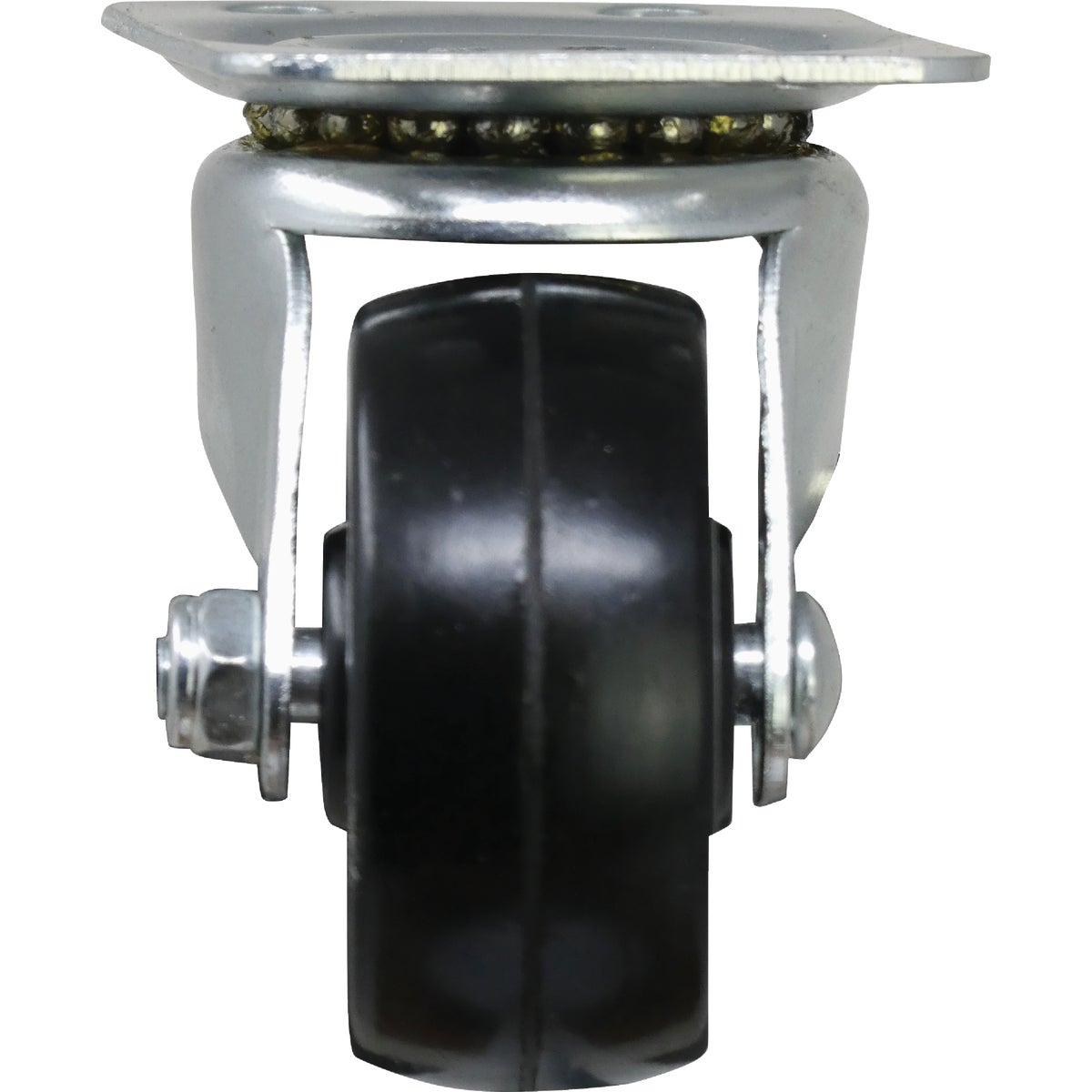Shepherd Hardware 2-1/2 In. General-Duty Soft Rubber Swivel Plate Caster Image 5