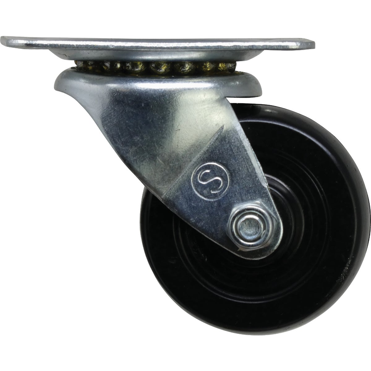 Shepherd Hardware 2-1/2 In. General-Duty Soft Rubber Swivel Plate Caster Image 1
