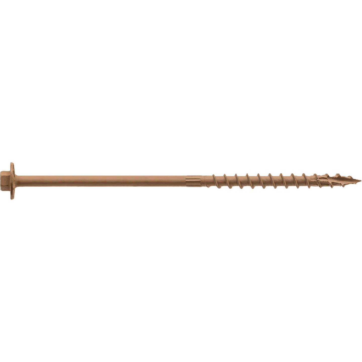 Simpson Strong-Tie Strong-Drive SDWH 6 In. x 0.195 In. 5/16 In. Hex Drive Tan Timber Screw Image 2