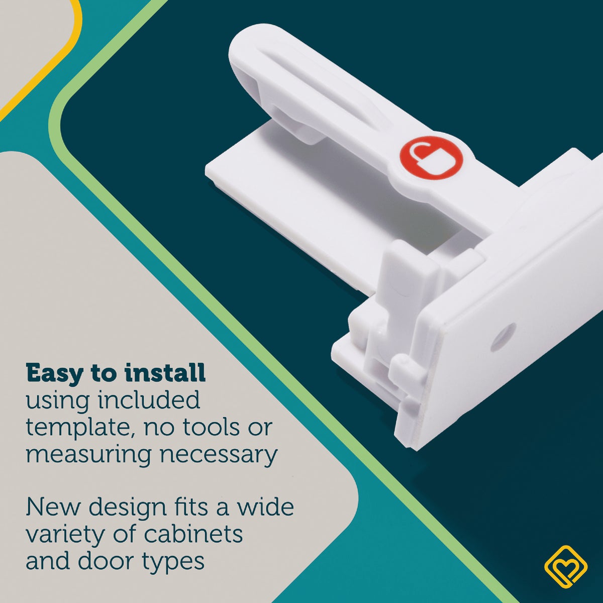 Safety 1st Secure-to-Explore Adhesive Locks (4-Pack) Image 2