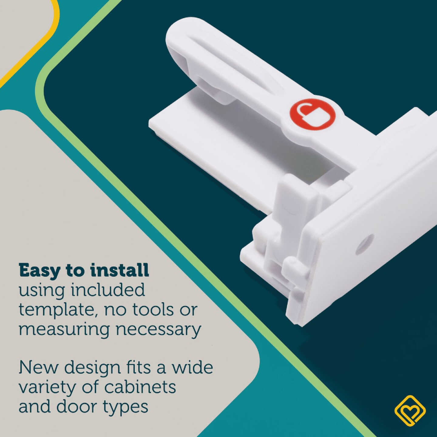 Safety 1st Secure-to-Explore Adhesive Locks (4-Pack) Image 2