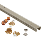 Johnson 72 In. Steel Bypass Door Hardware Set Image 1