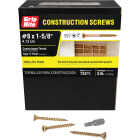 Grip-Rite 1-5/8 In. x 8 ga Star Drive Dual Flat Head Coarse Thread Yellow Zinc Coated General Construction Screw (5 Lb.) Image 1